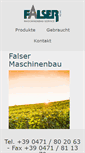 Mobile Screenshot of falsergottfried.it